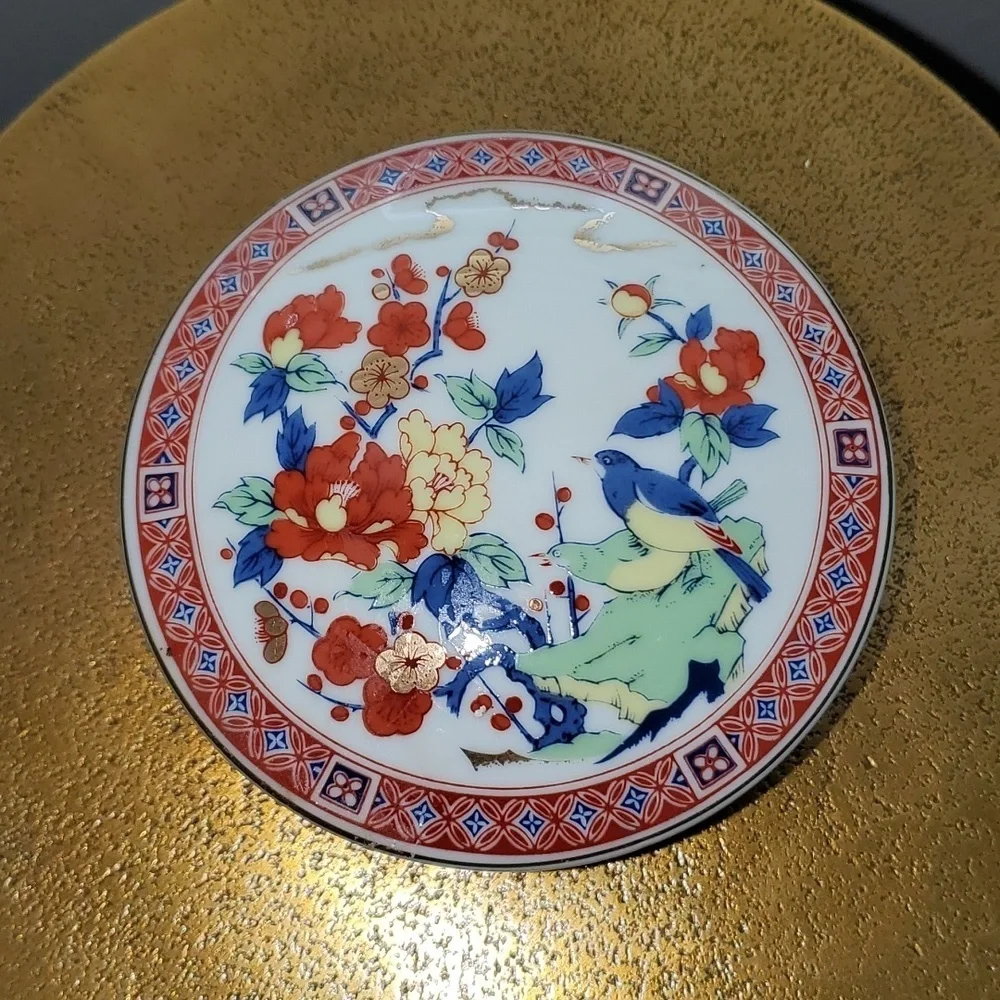 Imari Style Porcelain Trinket Box